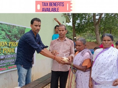 Donation of food material  less fortunates