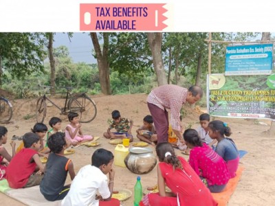 Feeding to the children of destitutes